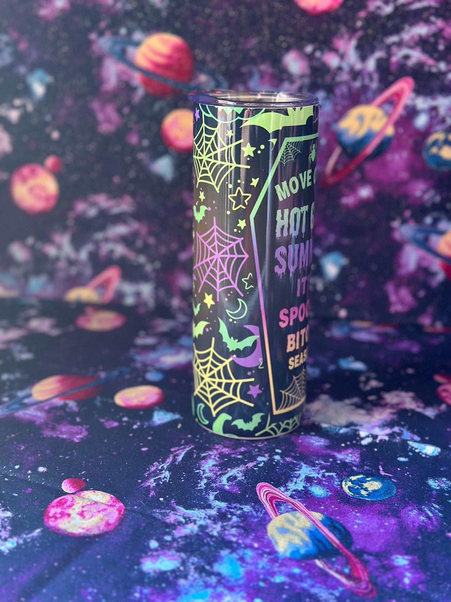 Spooky B*tch Season Tumbler (Colorful)