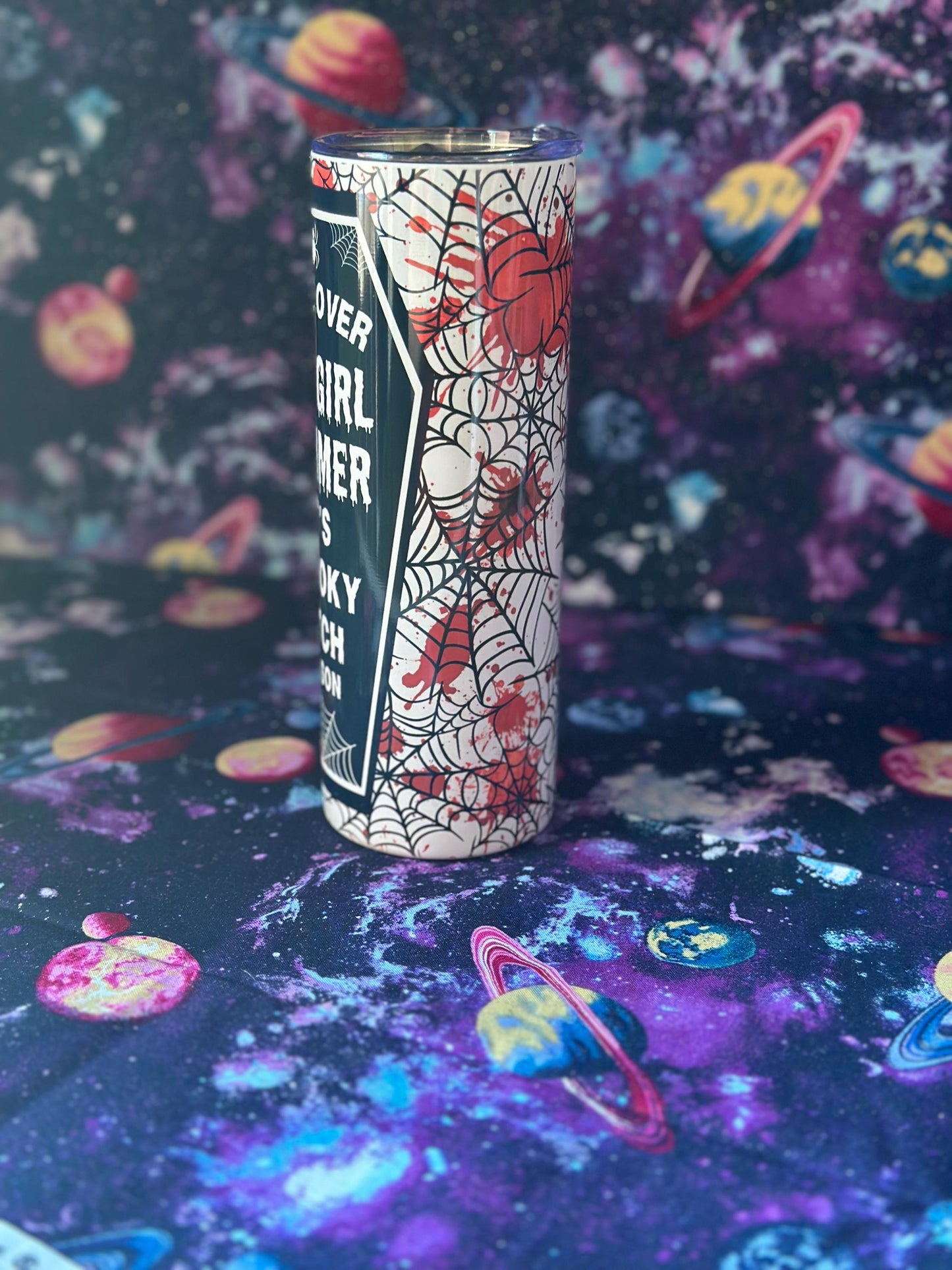 Spooky B*tch Season Tumbler (Black and Bloody)