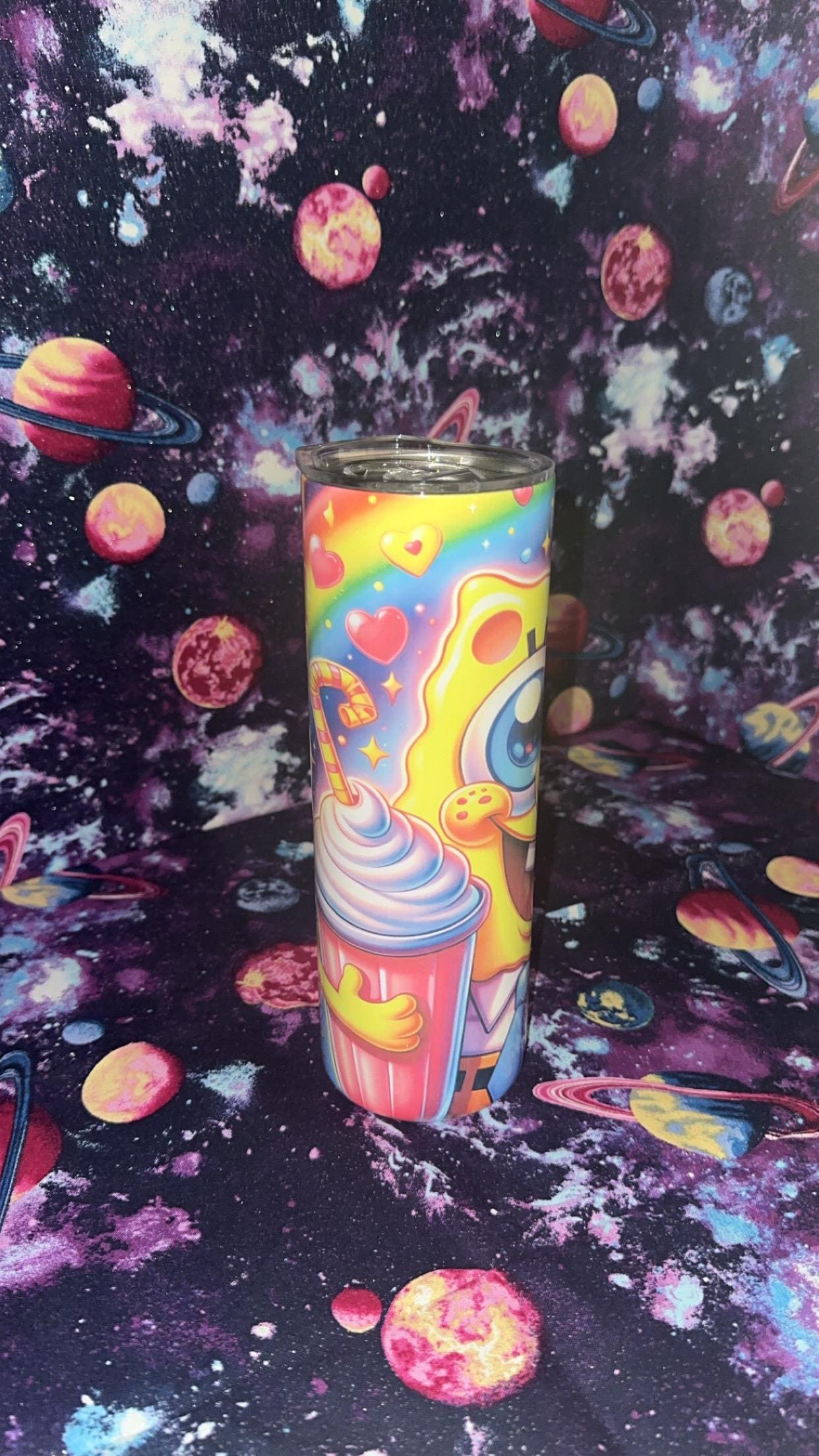 SpongeBob Tumbler: Vivid 20 OZ Metal Cup