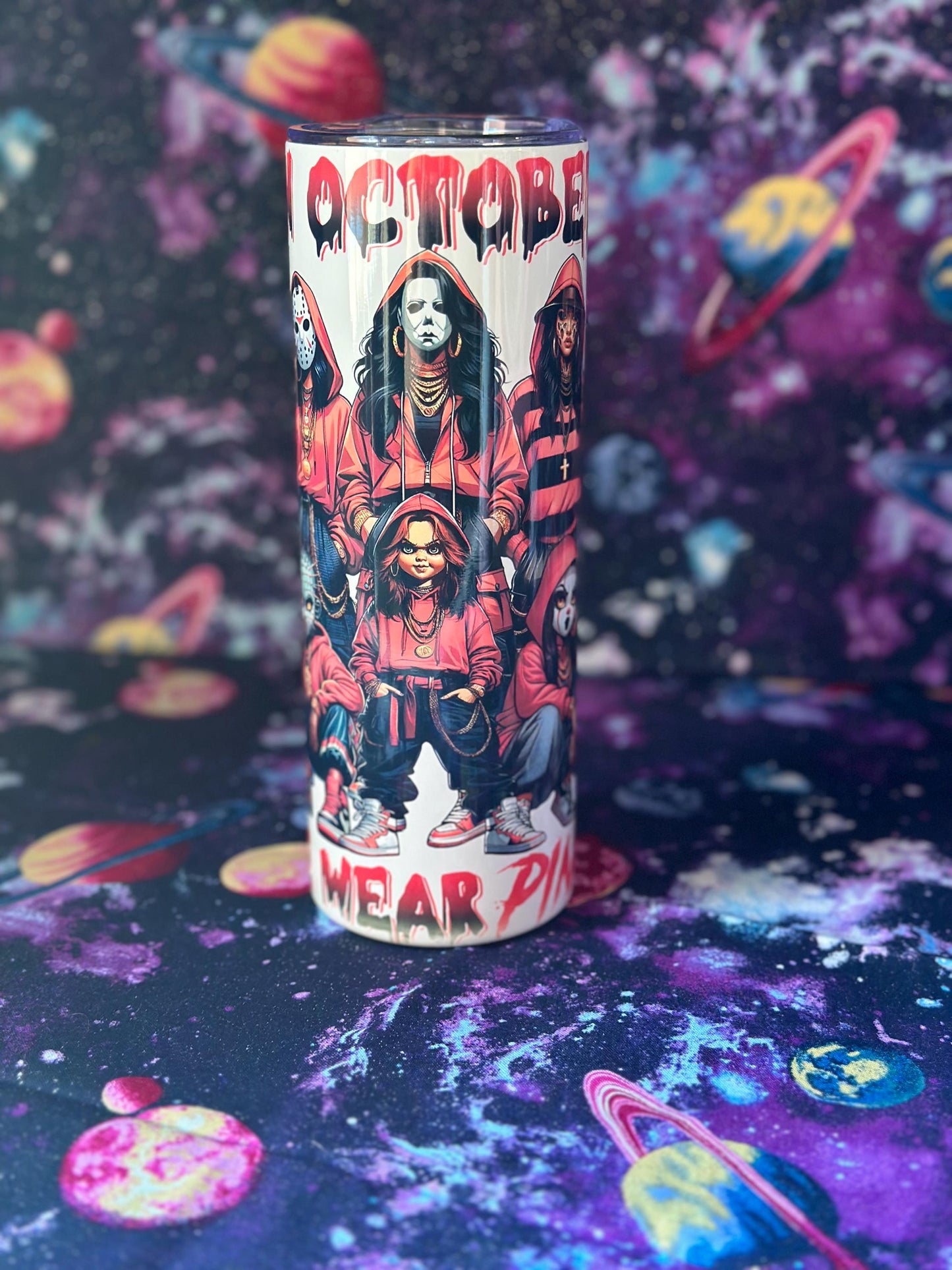 In October We Wear Pink Tumbler