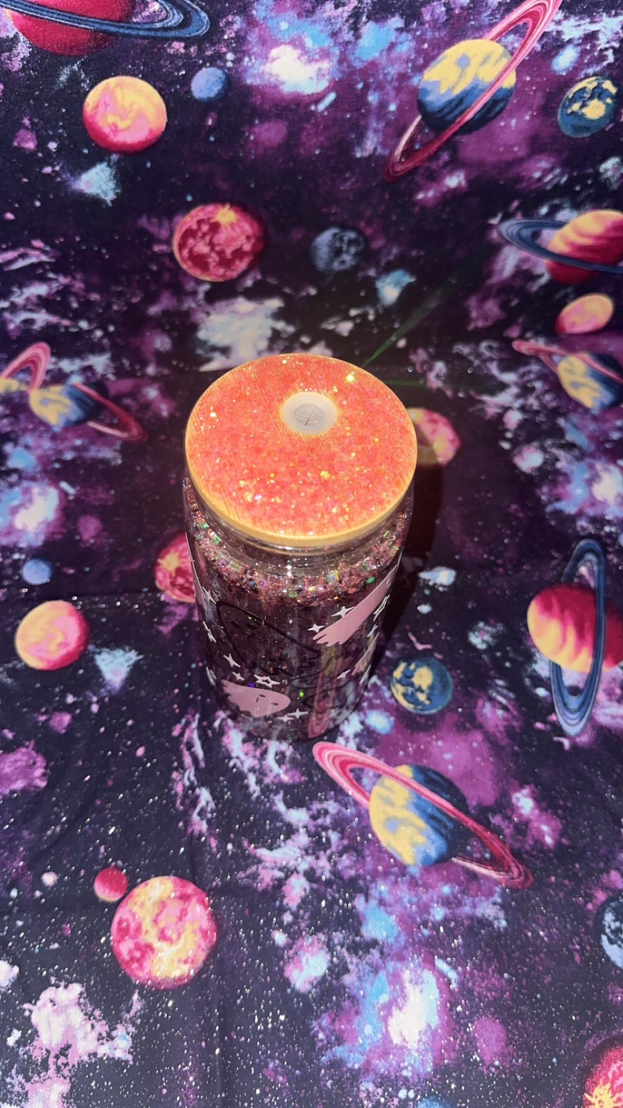 Pink and Black Ghost Tumbler