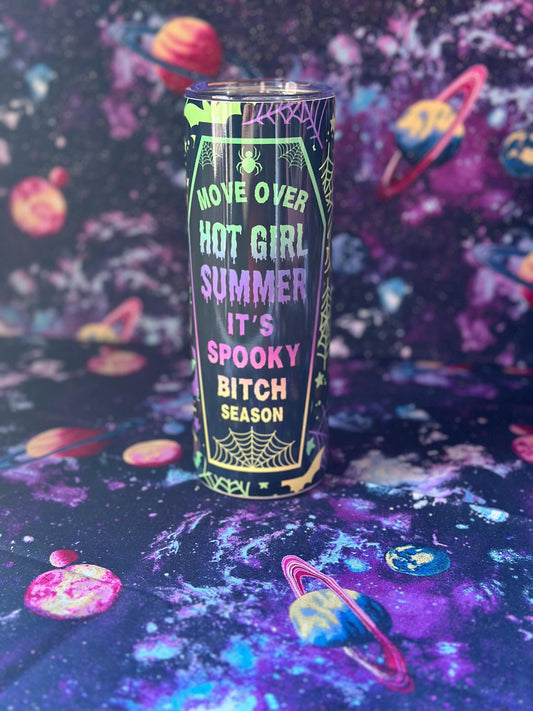Spooky B*tch Season Tumbler (Colorful)