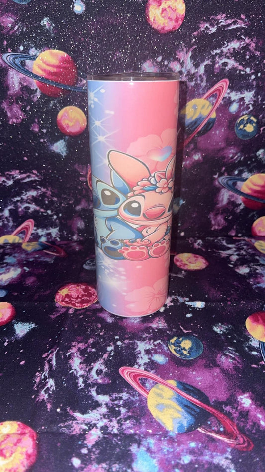 Stitch and Angel Tumbler