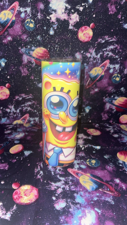 SpongeBob Tumbler: Vivid 20 OZ Metal Cup