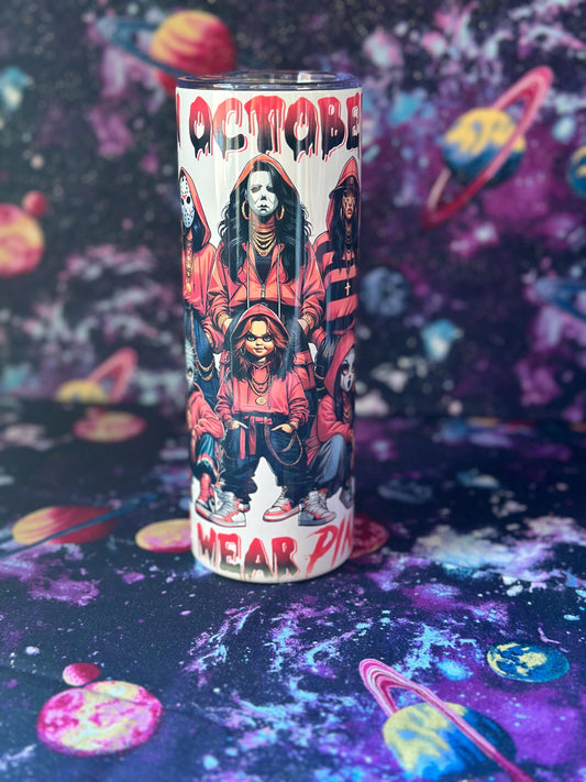 In October We Wear Pink Tumbler